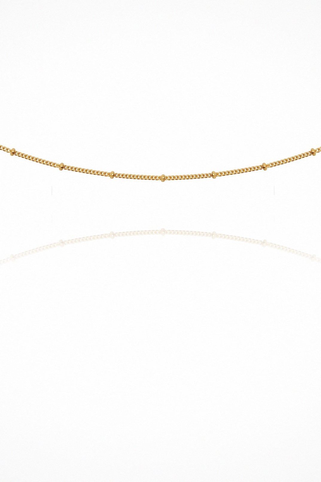 Fine Choker Chain - Gold