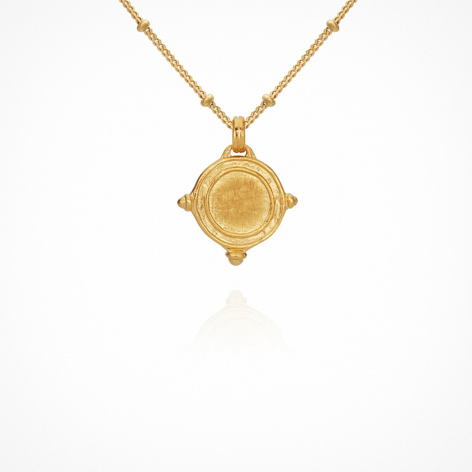 Temple Of The Sun | Petra Coin Necklace - Gold
