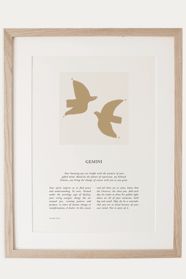 Gemini 4 - Wall Art - Sunday Lane - Women's fashion at The Freedom State