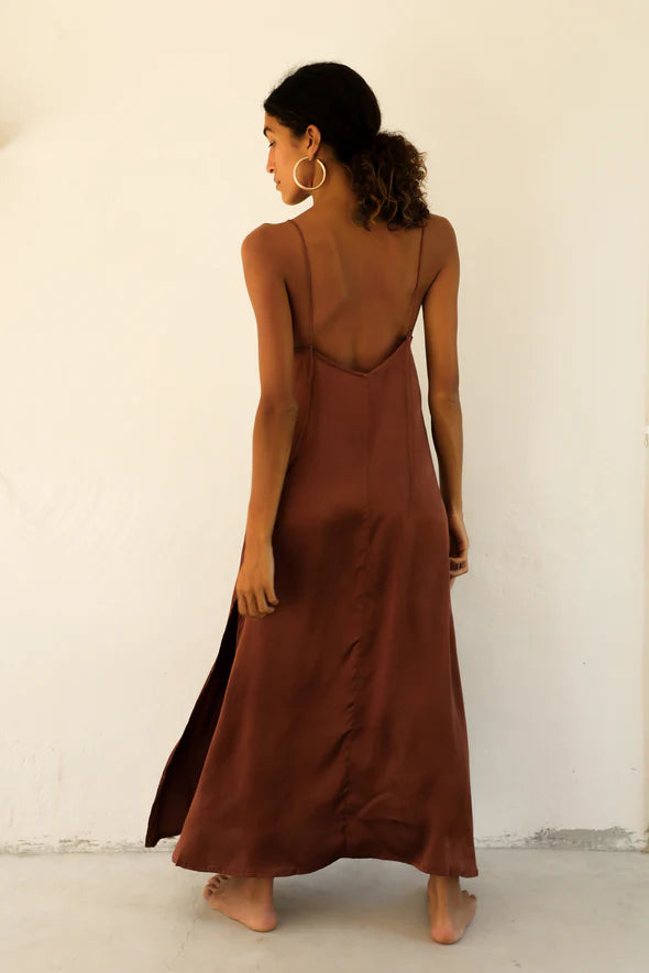 Bahhgoose | Signature Silk Slip Dress - Coco Silk
