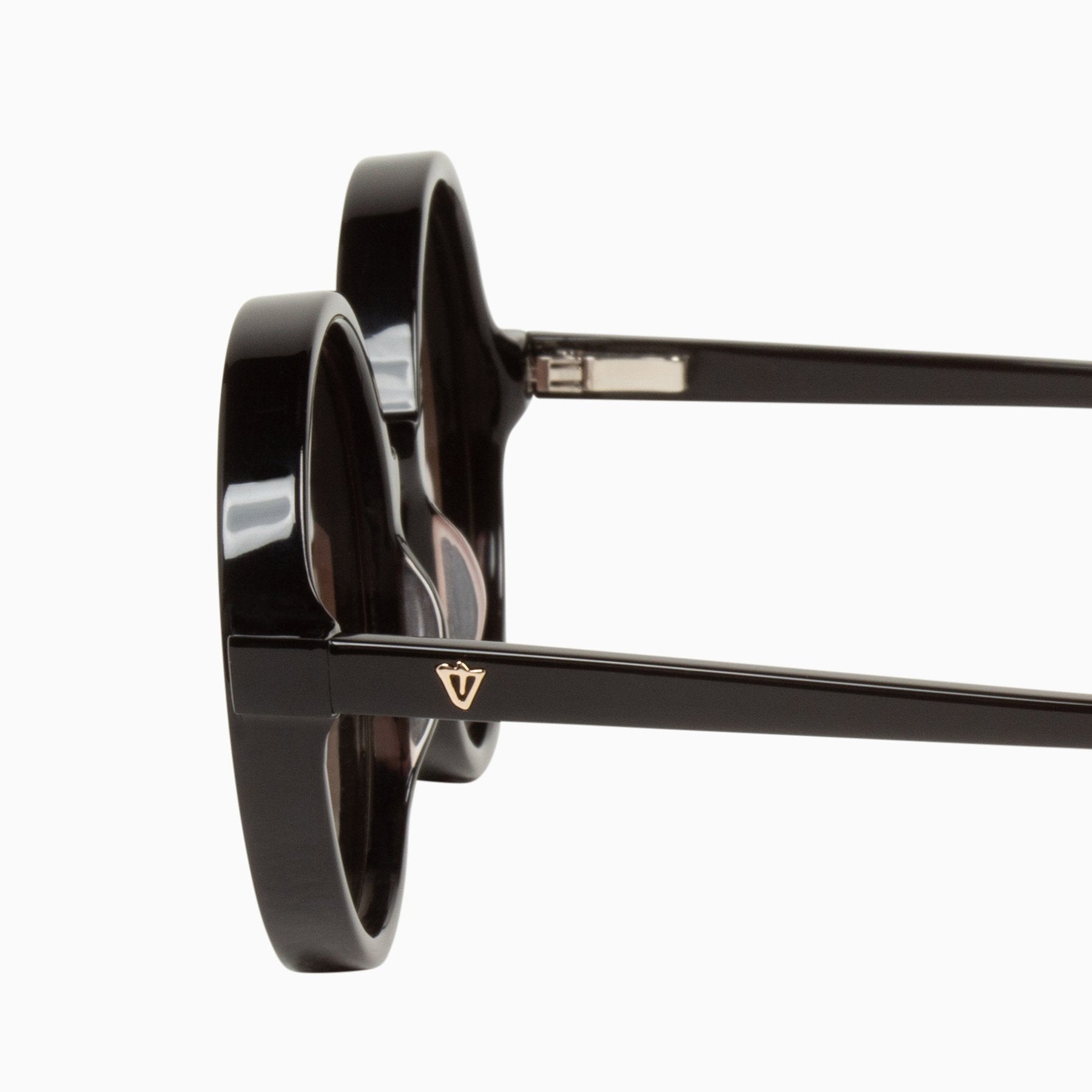 Valley Eyewear | Prospect | Sunglasses - Gloss Black / Brown Gradient Lens