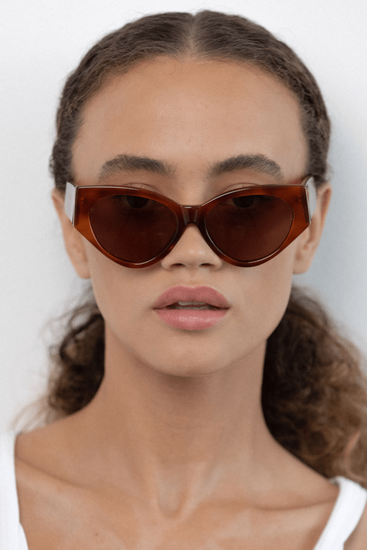 Milou Sunglasses - Chestnut - Sunglasses - Lu Goldie - Women's fashion at The Freedom State