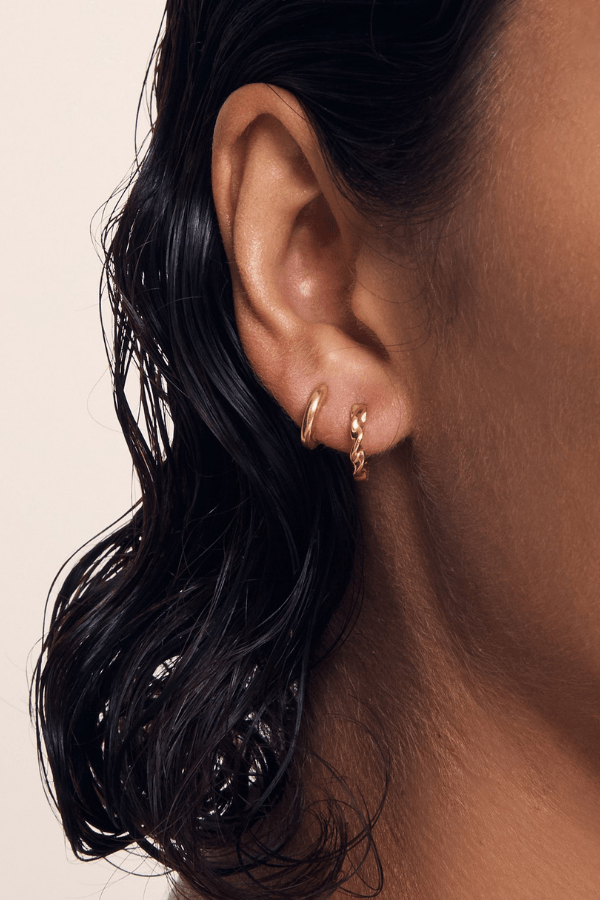 Omega Small Hoops - Gold - Earrings - Temple Of The Sun - Women's fashion at The Freedom State