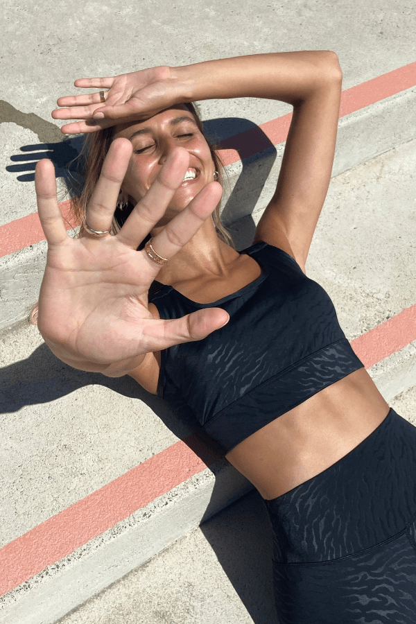 Step Up Crop - Black - Yoga & Activewear - L'urv Activewear - Women's fashion at The Freedom State