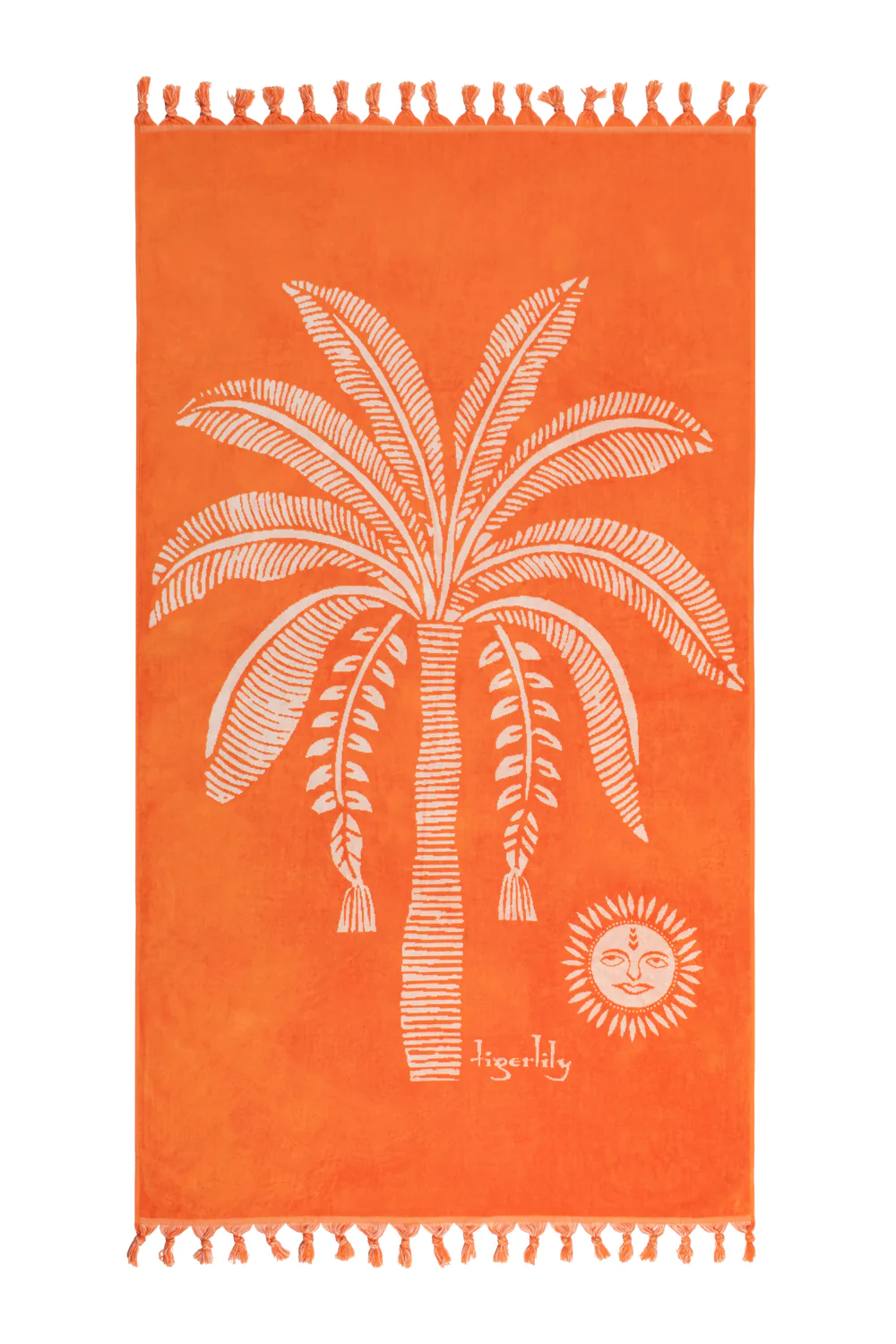 Palm Towel - Tangerine