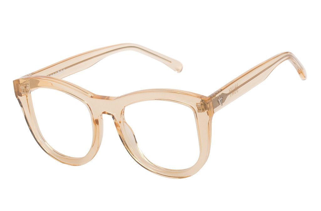 Trachea | Optics - Tangerine / Clear Lens - Optics - Valley Eyewear - Women's fashion at The Freedom State