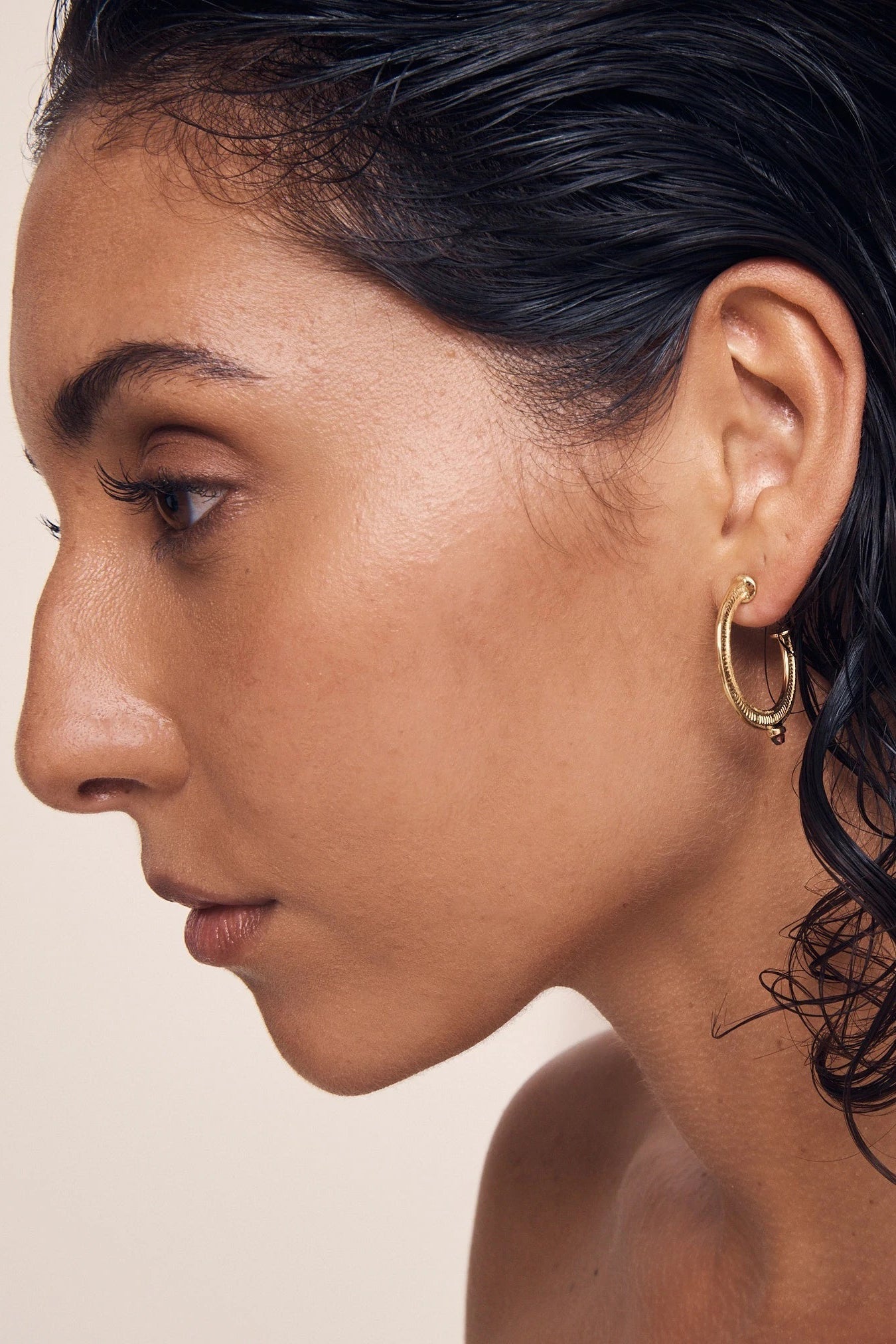 Vulcan Hoop Earrings - Gold - Earrings - Temple Of The Sun - Women's fashion at The Freedom State