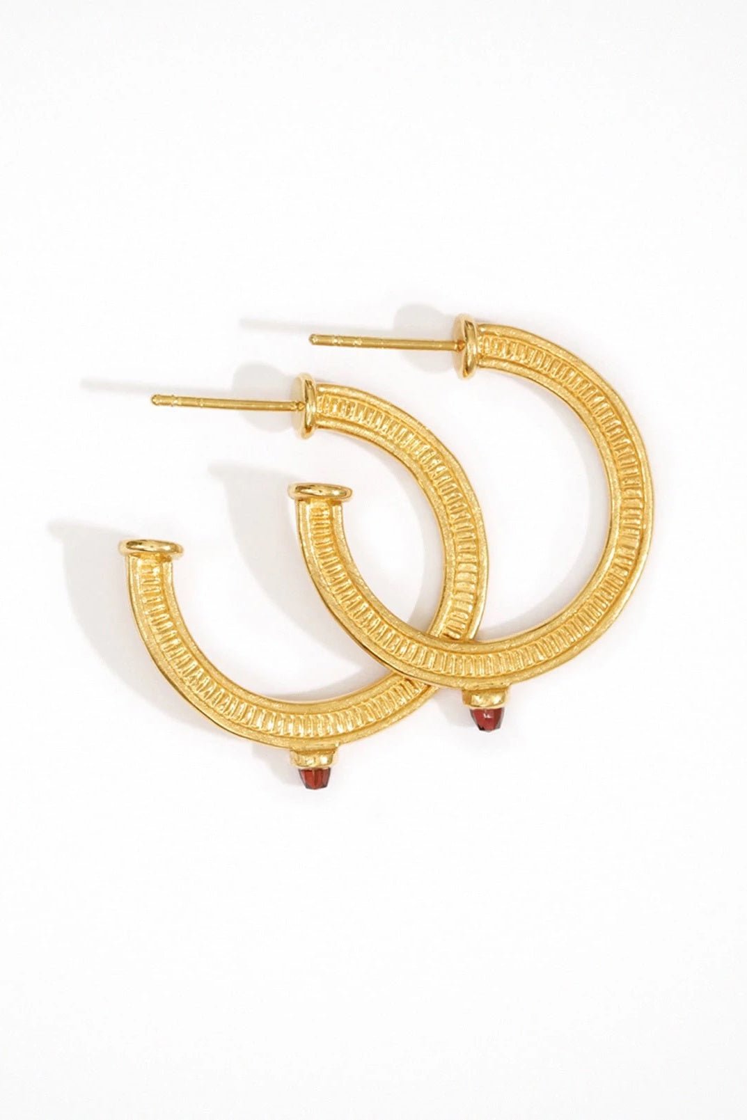 Vulcan Hoop Earrings - Gold - Earrings - Temple Of The Sun - Women's fashion at The Freedom State